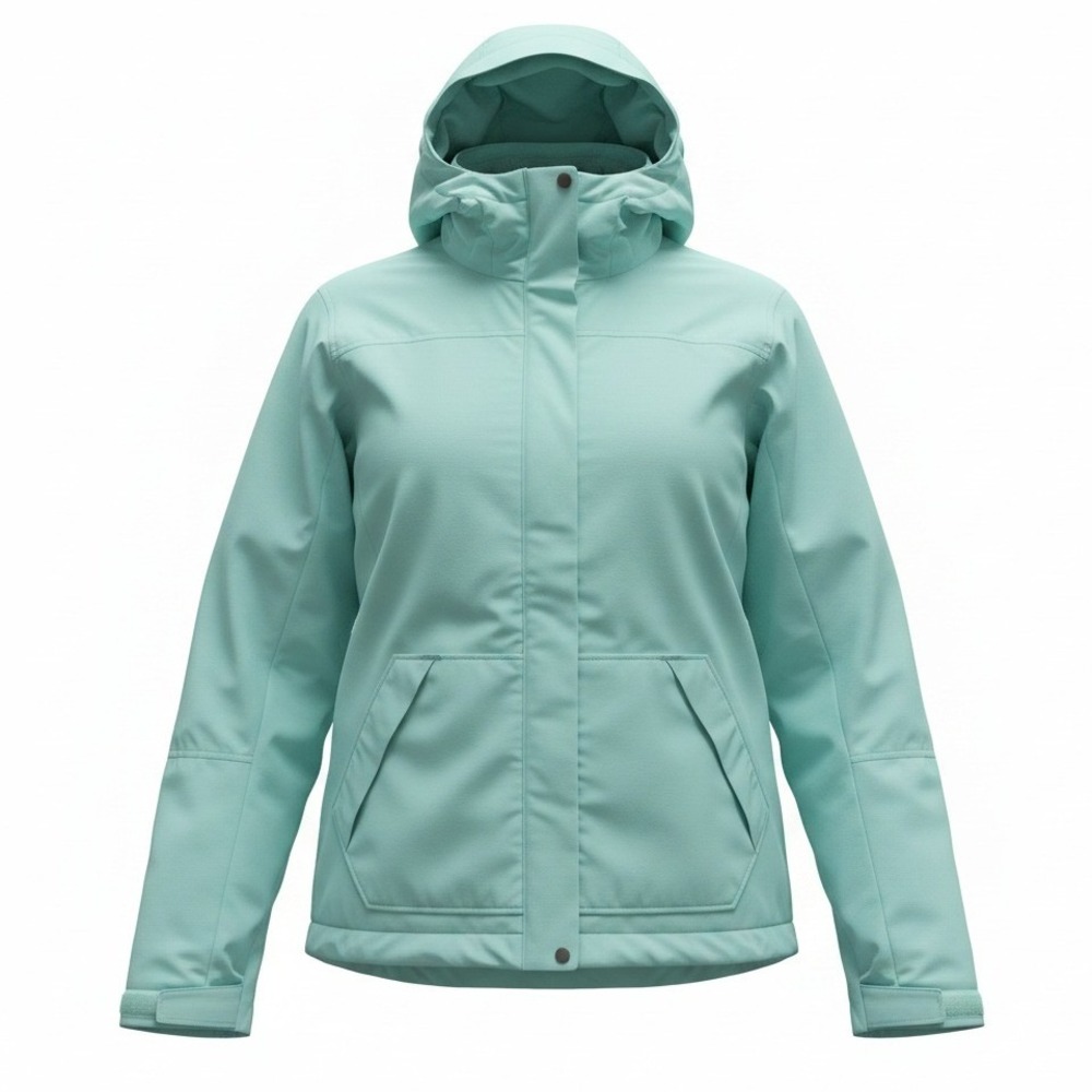 Columbia Size M Mint‎ Green Hooded Windbreaker Jacket Hiking Gorpcore Coat